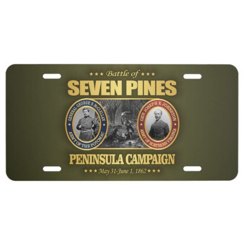 Seven Pines FH2 License Plate