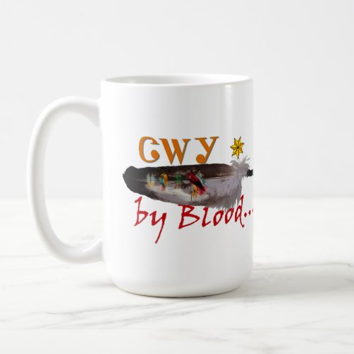 Seven Pointed Star Cherokee by Blood Design Coffee Mug