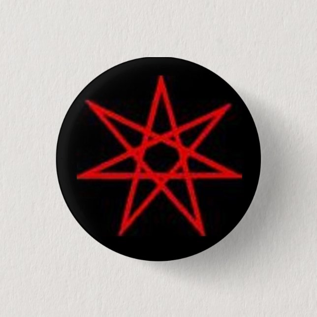 Seven Pointed Star - Otherkin Pinback Button (Front)