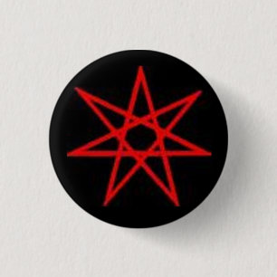 Seven Pointed Star - Otherkin Pinback Button