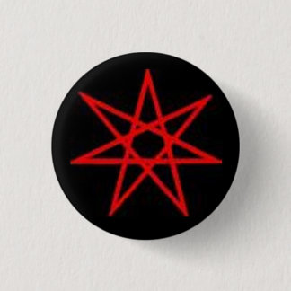 Seven Pointed Star - Otherkin Pinback Button
