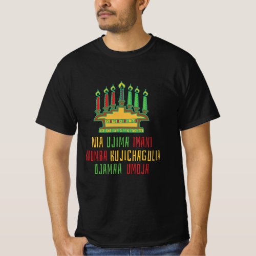 SEVEN PRINCIPALES OF KWANZAA T_Shirt