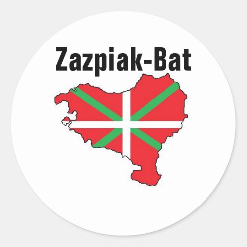 Seven Provinces One Basque Country Sticker