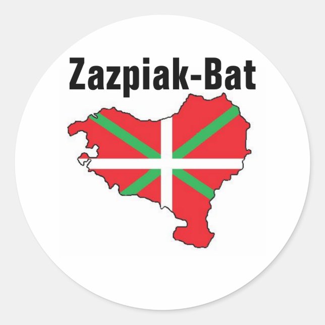 Seven Provinces One Basque Country Sticker (Front)