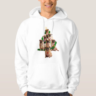 Seven Pugs-a-Posing Hoodie