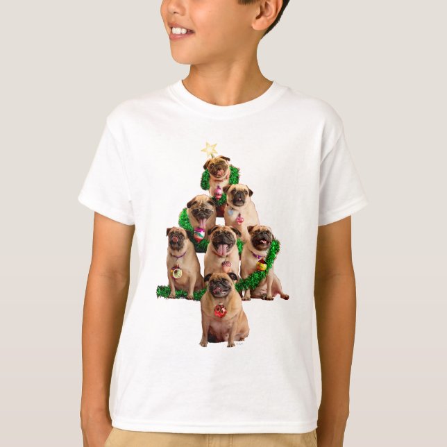 Seven Pugs-a-Posing T-Shirt (Front)