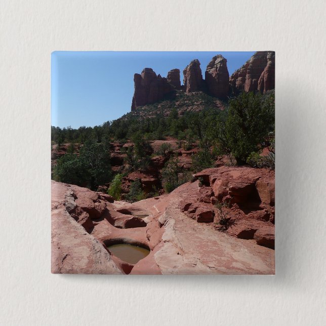 Seven Sacred Pools in Sedona Arizona Button (Front)