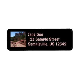 Seven Sacred Pools in Sedona Arizona Label
