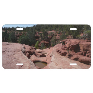 Seven Sacred Pools in Sedona Arizona License Plate