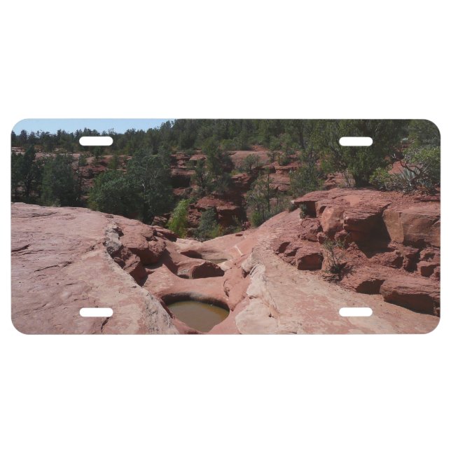 Seven Sacred Pools in Sedona Arizona License Plate (Front)