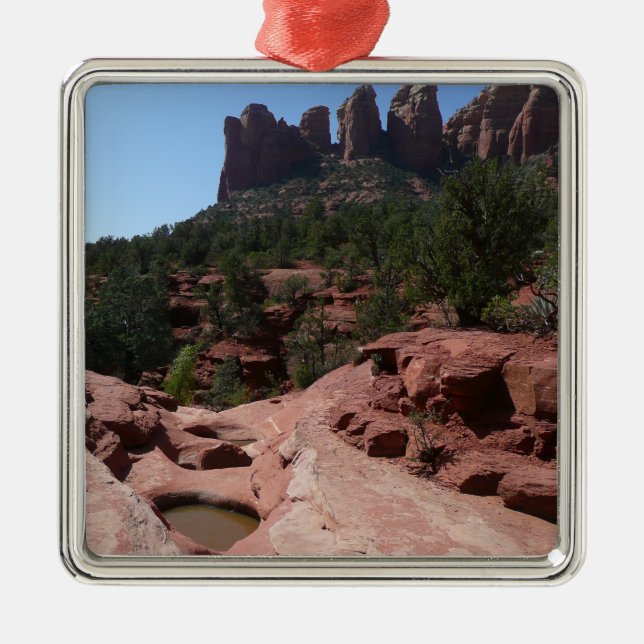 Seven Sacred Pools in Sedona Arizona Metal Ornament (Front)
