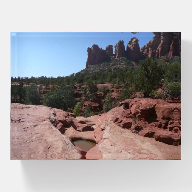 Seven Sacred Pools in Sedona Arizona Paperweight (Front)