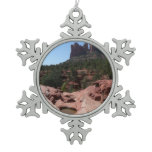Seven Sacred Pools in Sedona Arizona Snowflake Pewter Christmas Ornament