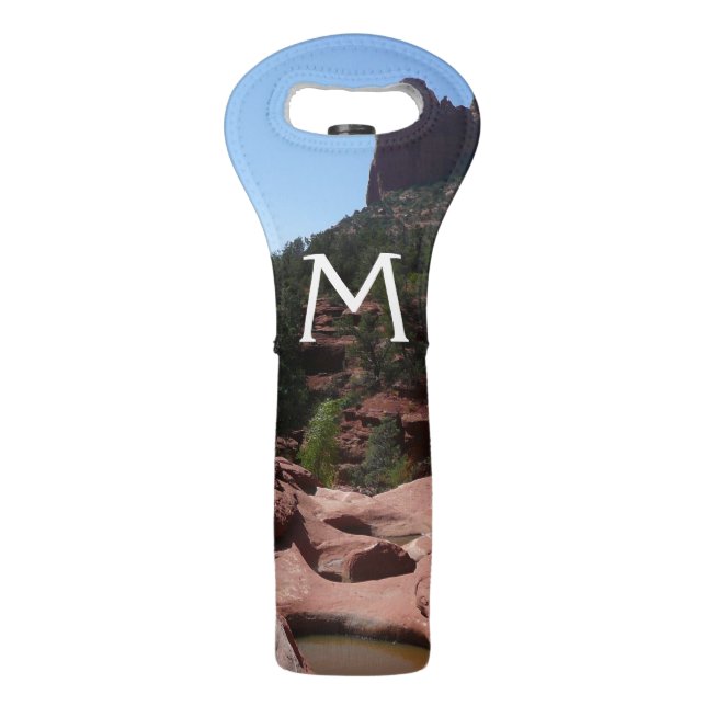 Seven Sacred Pools in Sedona Arizona Wine Bag (Front)