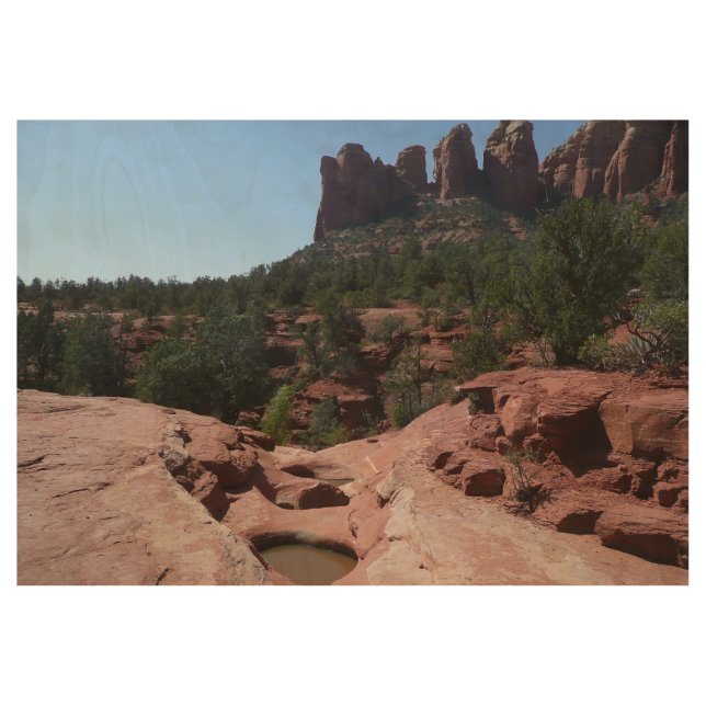 Seven Sacred Pools in Sedona Arizona Wood Poster (Front)