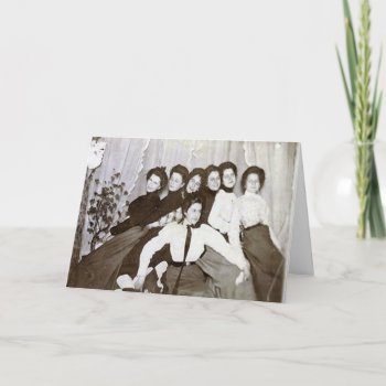 Seven Senile Friends Card by postcardsfromtheedge at Zazzle