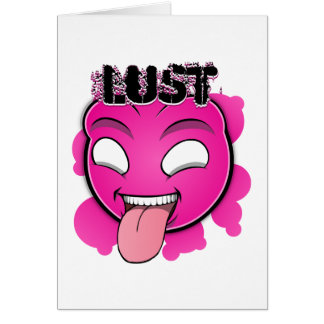 Seven Sins Faces - Lust Cards
