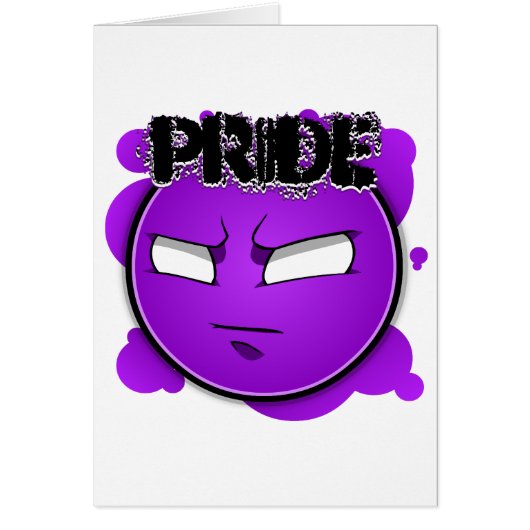 Seven Sins Faces - Pride Cards (Front)