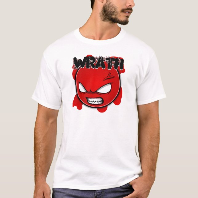 Seven Sins Faces - Wrath T-Shirt (Front)
