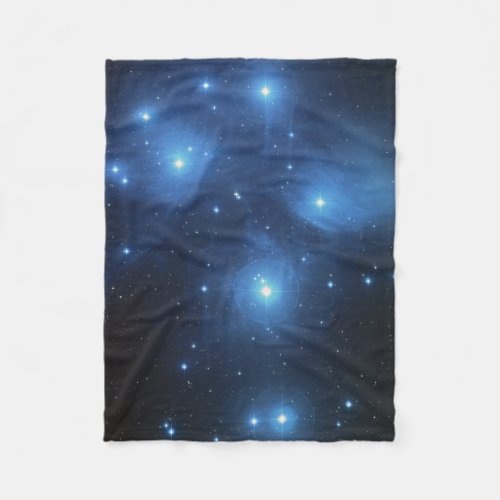 Seven Sisters Star Cluster Pleiades Messier 45 Fleece Blanket