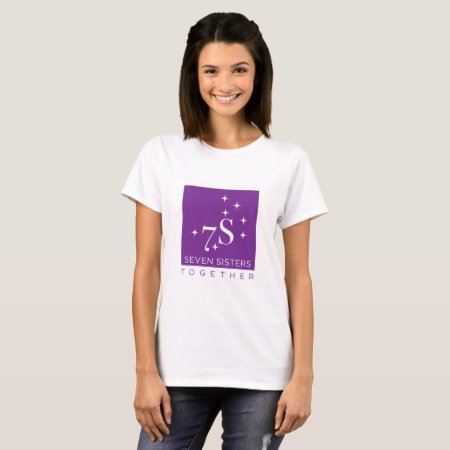Seven Sisters Together Women's Logo Front T-shirt