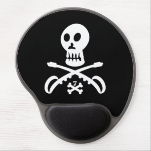SEVEN SKULL BY MASANSER PIXELAT GEL MOUSE PAD