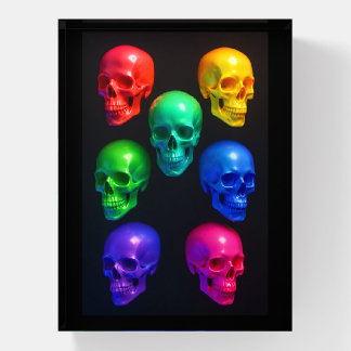 Seven Skulls Paperweight
