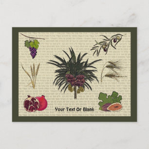 Seven Species Postcard