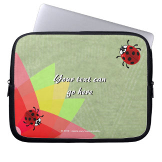 Seven-Spotted Ladybug Laptop Sleeve