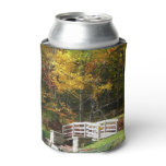 Seven Springs Fall Bridge I Autumn Landscape Can Cooler