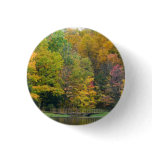 Seven Springs Fall Bridge II Autumn Landscape Button