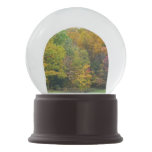 Seven Springs Fall Bridge II Autumn Landscape Snow Globe