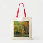 Seven Springs Fall Bridge II Autumn Landscape Tote Bag