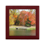 Seven Springs Fall Bridge III Autumn Landscape Gift Box