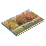 Seven Springs Fall Bridge III Autumn Landscape Guest Book