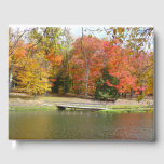 Seven Springs Fall Bridge III Autumn Landscape Guest Book