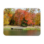 Seven Springs Fall Bridge III Autumn Landscape Magnet