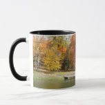 Seven Springs Fall Bridge III Autumn Landscape Mug