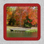 Seven Springs Fall Bridge III Autumn Landscape Patch