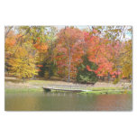 Seven Springs Fall Bridge III Autumn Landscape Tissue Paper