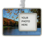 Seven Springs Fall Trees and Pond Christmas Ornament