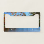 Seven Springs Fall Trees and Pond License Plate Frame