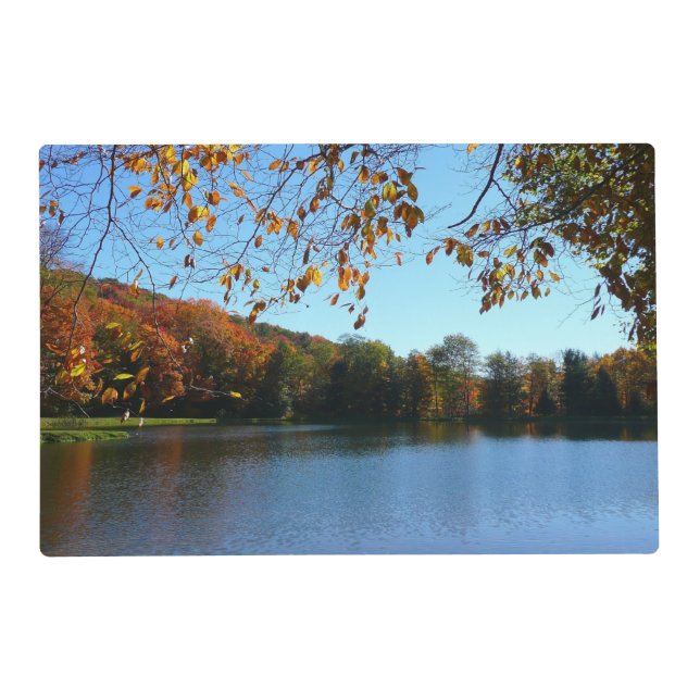 Seven Springs Fall Trees and Pond Placemat (Front)
