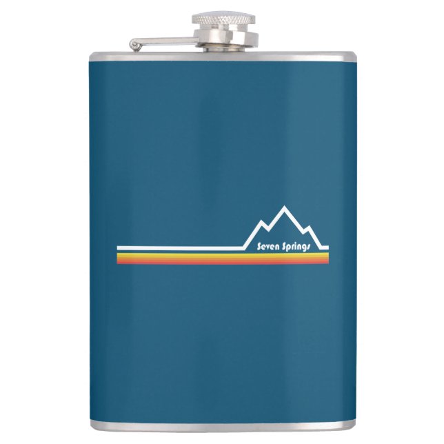 Seven Springs, Pennsylvania Flask (Front)