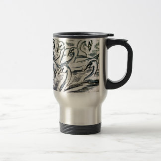 Seven Swans A Swimming Travel Mug