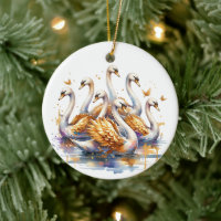 Seven swans a-swimming | Twelve Days of Christmas