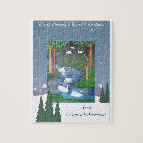 Seven Swans Jigsaw Puzzle