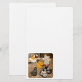 Seven Trumpeter Pigeons (Front/Back)