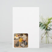 Seven Trumpeter Pigeons (Standing Front)