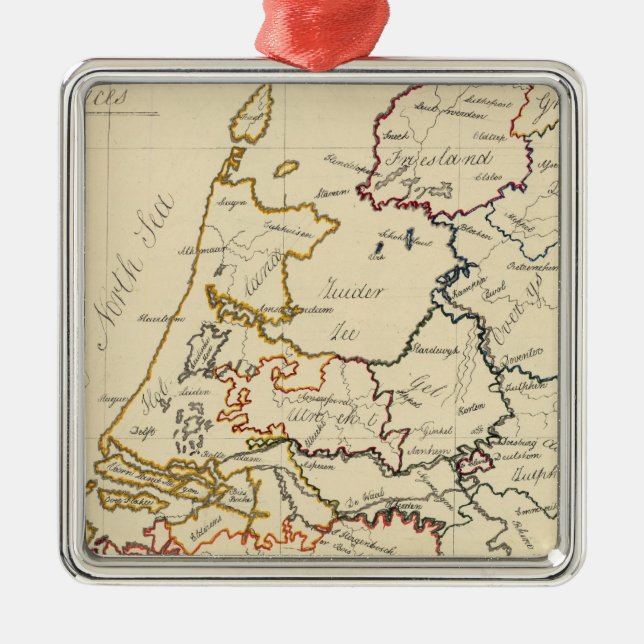 Seven United Provinces 2 Metal Ornament (Front)